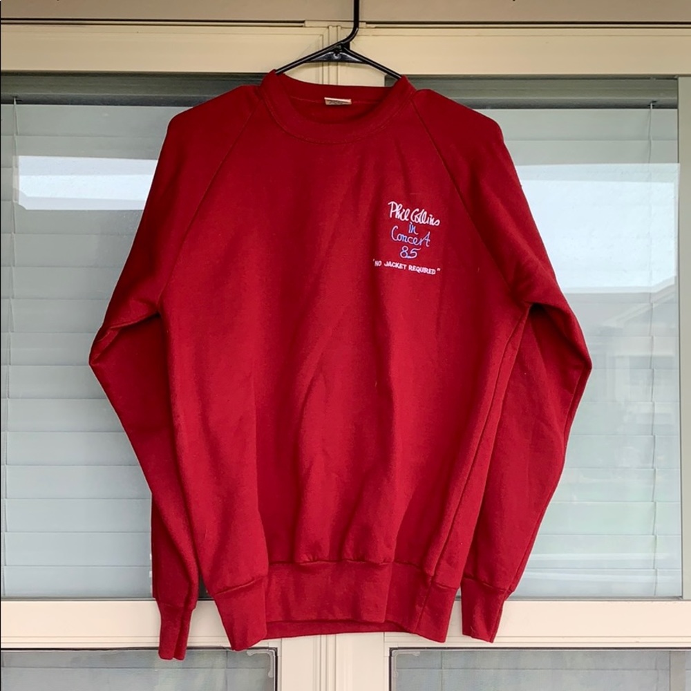 ORIGINAL Phil Collins No Jacket Required Sweater